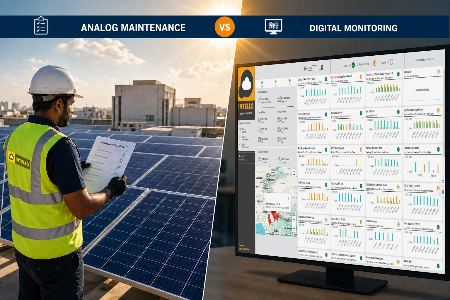 solar amc vs o&m contract india differences